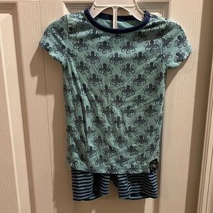 Sweet Bamboo Octopus PJ Set 3T